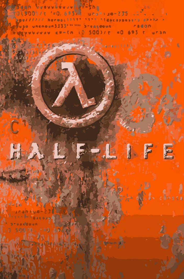 Half-life, game cover
