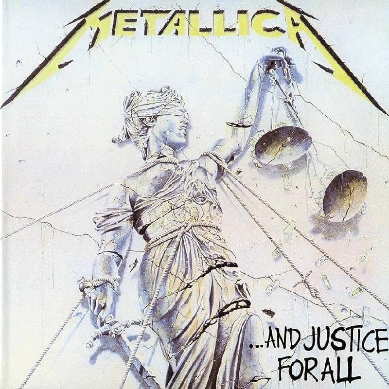 Album Cover: Metallica's And Justice For All