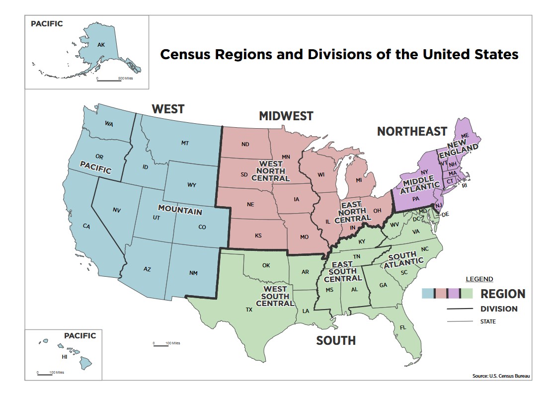 Map of USA